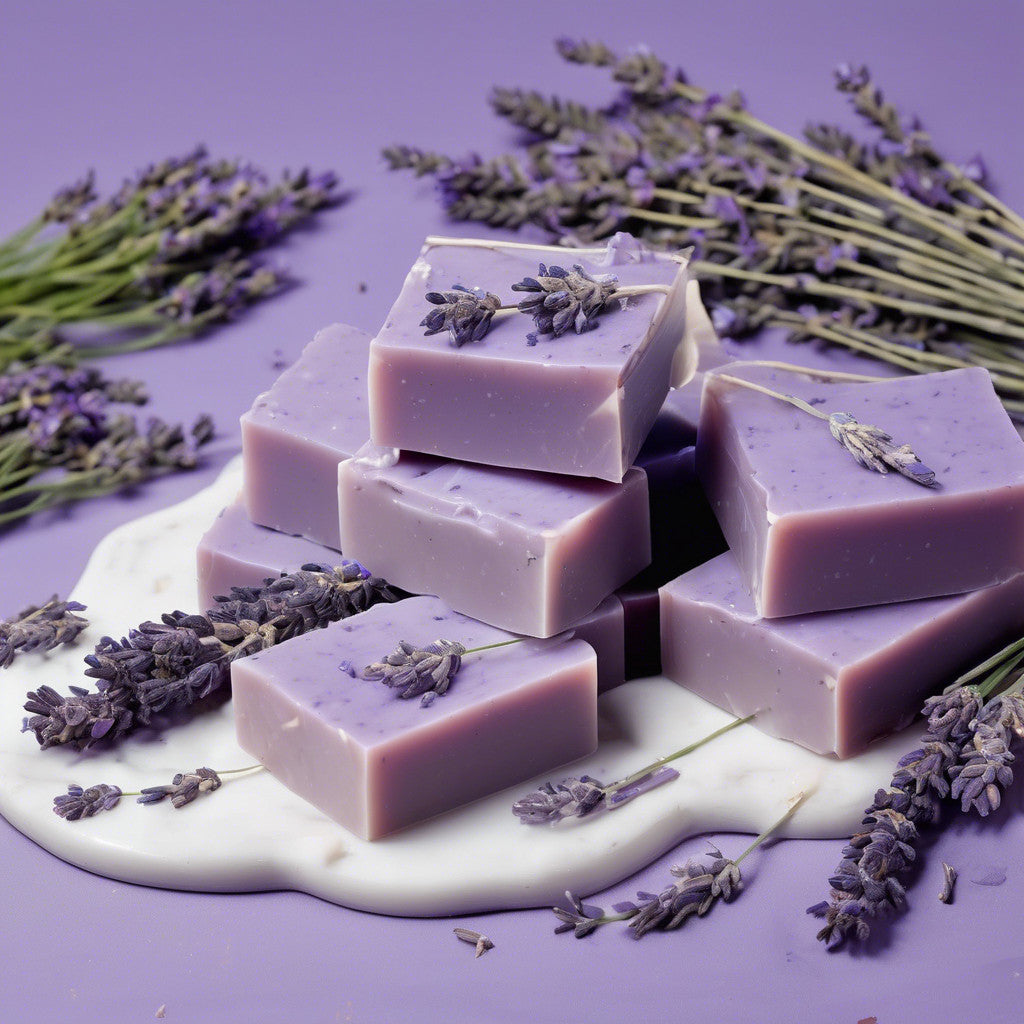Lavender Soap 2 Pack Calming Floral Lavandin Essential Oils - Rosetta Creative Boutique